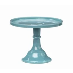 Mosser Glass 9" Cake Plate | Georgia Blue