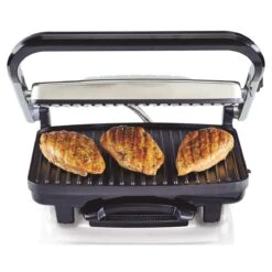 Hamilton Beach Panini Press & Indoor Grill -Kitchen Utensils 25410 inset07