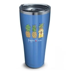 Tervis® 30oz Triple-Walled Insulated Stainless Steel Tumbler With Lid | Puppie Love - Pineapple Disguise