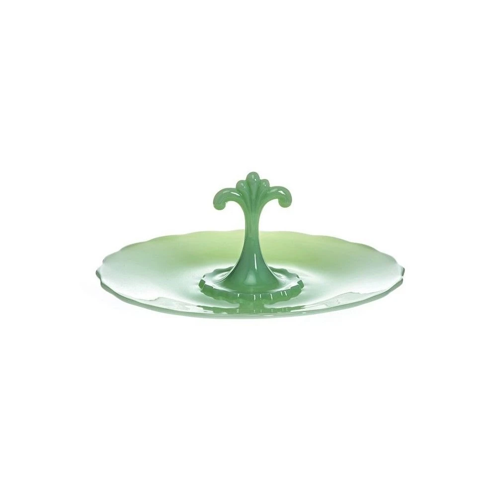 Mosser Glass Anna Tidbit Tray | Jade 3 Mosser Glass Anna Tidbit Tray | Jade