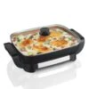 Hamilton Beach Durathon Ceramic Skillet With Removable Pan -Kitchen Utensils 38529 01