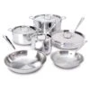 All-Clad D3 Stainless Steel Cookware Set & Casserole Pan | 10-Piece 1 All-Clad D3 Stainless Steel Cookware Set & Casserole Pan | 10-Piece -Kitchen Utensils 71hnhe0pbbl. ac sl1500 1