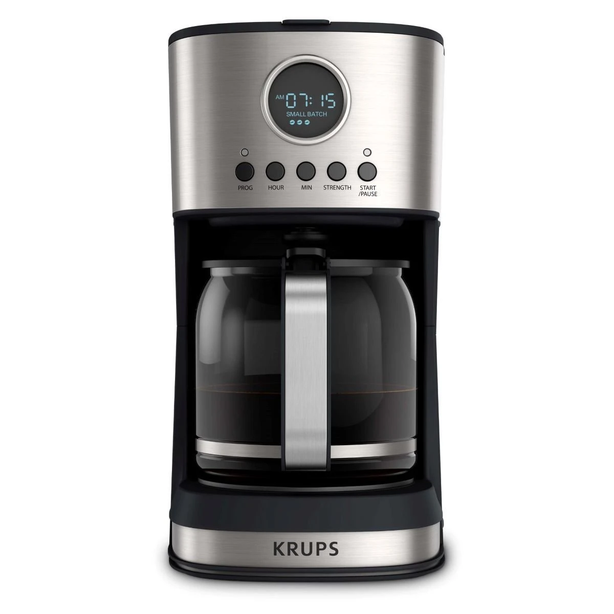Krups Essential Brewer 12-Cup Digital Drip Coffee Maker | Stainless Steel 3 Krups Essential Brewer 12-Cup Digital Drip Coffee Maker | Stainless Steel