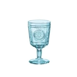 Bormioli Rocco (Gift Box Of 4) 10.75oz Romantic Stemware | Light Blue