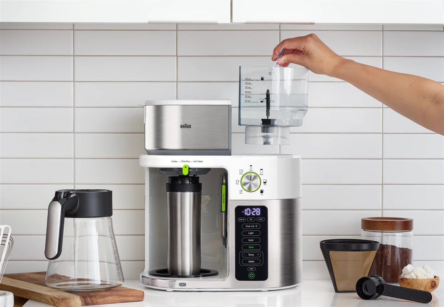 Braun MultiServe Coffee Machine & Hot Water | White 9 Braun MultiServe Coffee Machine & Hot Water | White - Image 7