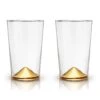 Viski® Gold Pointed Cocktail Tumblers -Kitchen Utensils pointed8