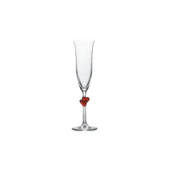 Stolzle 6oz L'Amore Red Heart Flutes | Set Of 2