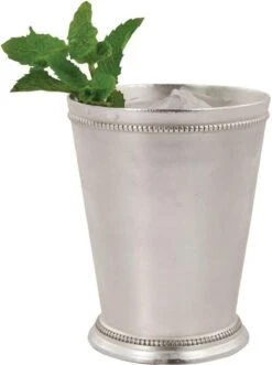 True Brands 16oz Old Kentucky Silver Plated Copper Mint Julep Cup